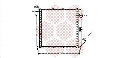 43002063 VAN Wezel Refrigeración del motor